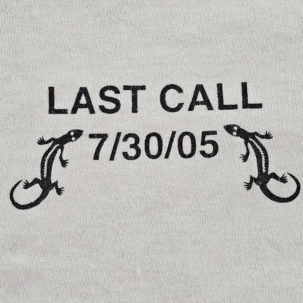 City Limits Delray‎ Beach FL Last Call 2005 White Short Sleeve T-Shirt Men's S - Picture 3 of 7